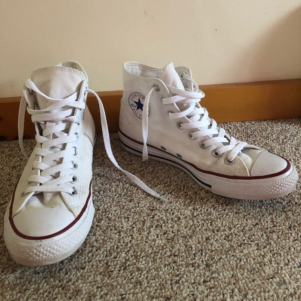 White high top converse